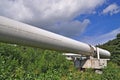 The high pressure pipeline