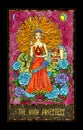 High Priestess. Major Arcana tarot card