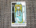 The High Priestess Tarot Card Subconscious, Higher-Self Royalty Free Stock Photo