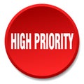 high priority button Royalty Free Stock Photo
