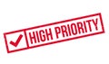 High Priority rubber stamp