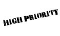 High Priority rubber stamp