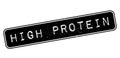 High Protein rubber stamp Royalty Free Stock Photo