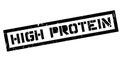 High Protein rubber stamp Royalty Free Stock Photo