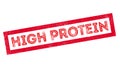 High Protein rubber stamp Royalty Free Stock Photo