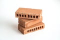 High quality air bricks isolated on clean white background with optimal lighting and sharp details Royalty Free Stock Photo