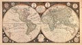 High-Quality Antique Map Royalty Free Stock Photo