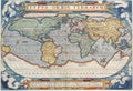 High-Quality Antique Map Royalty Free Stock Photo