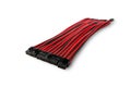 High-Quality Black and Red Computer Cable Isolated on a Clean White Background for Design Use Royalty Free Stock Photo
