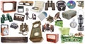 high quality collection ov retro or vintage objects from the 80s Royalty Free Stock Photo