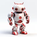 High-quality 3d Rendering Of Android On White Background Royalty Free Stock Photo