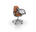 Office Chair with Computer Hand Cursor