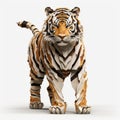 High-quality 3d Tiger On White Background For Belgian Dubbel Fashion