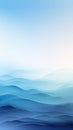 Blue Gradient Curves Abstract Water Vertical Web Banner App Background Minimal Online Wallpaper Royalty Free Stock Photo