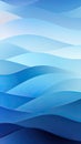 Simple Blue Gradient Waves Abstract Water Vertical Web Banner App Background Minimal Online Wallpaper Royalty Free Stock Photo