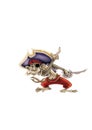 High quality Illustration of pirate mascot, cover, background, wallpaper