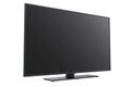 Modern Black Flat Screen TV Isolated on White Royalty Free Stock Photo