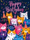 Birthday Card very colourful