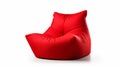 High Quality Isolated Bean Bag Chair On White Background Royalty Free Stock Photo