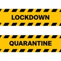 High quality lockdown and quarantine icon on white background. Pandemic, covid-19, illustration