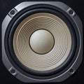 High quality loudspeakers.Hifi sound system in shop for sound recording studio.Professional hi-fi cabinet speaker box.Audio Royalty Free Stock Photo