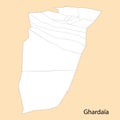 High Quality map of Ghardaia is a province of Algeria