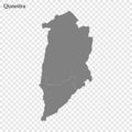 High Quality map of governorate of Syria