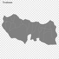 High Quality map is a province of Turkey