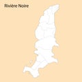High Quality map of Riviere Noire is a region of Mauritius