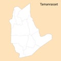 High Quality map of Tamanrasset is a province of Algeria