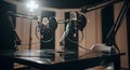 Professional Recording Studio Microphones and Equipment Royalty Free Stock Photo