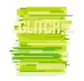 Minimalistic abstract design, creative concept in distorted glitch style
