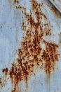 High quality old grunge rusted sheet metal texture painted ÃÂ®n gray, rust and oxidized metal background. Royalty Free Stock Photo