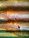 High Quality Photo. Cracked Rusty Iron Asbestos