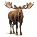 High-quality Photo-realistic Moose With Pronounced Antlers