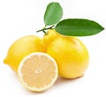 High-quality photo ripe lemons