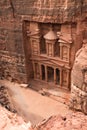 Petra, Jordan. The Ancient Wonder of the World Treasury Aerial Royalty Free Stock Photo