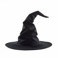 High-Quality PNG Black Witch Hat Isolated on White Royalty Free Stock Photo
