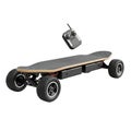 An electric skateboard with remote control on transparent background Royalty Free Stock Photo