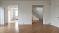 High-quality Realistic Photography Of An Empty Living Room With White Walls Royalty Free Stock Photo