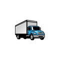 truck - delivery truck - semi truck isolated logo vector