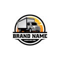 truck - delivery truck - semi truck isolated logo vector