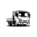 truck - delivery truck - semi truck isolated logo vector