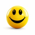 High-quality Smiley Design: Smiling Face Ball Isolated Free Royalty Free Stock Photo