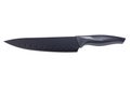 High-quality stainless steel Santoku chefs knife with black non-stick antibacterial coating