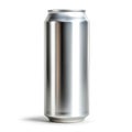 Isolated Aluminum Drink Can, Metal Beverage Container 12 ounce 300ml Blank with No Label