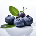 Stunning Blueberry Product Photography With Water Drops On Smooth Background