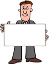 High quality vector of adult man holding a demonstration board