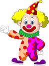 High quality vector cute clown and elegant Royalty Free Stock Photo