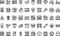 Homestuff icons High-Quality Vector Icons Collection with Editable Stroke. Ideal for Professional and Creative Projects. Royalty Free Stock Photo